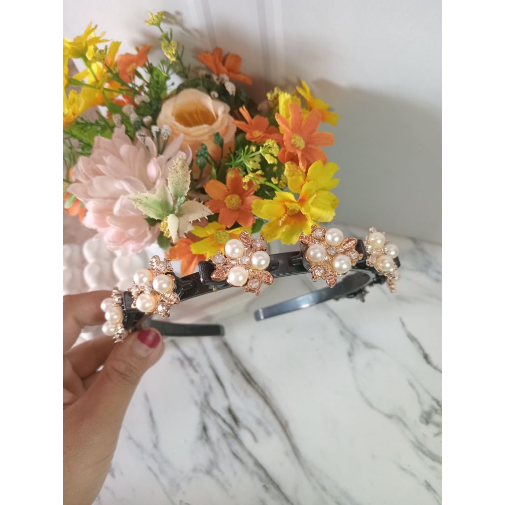 Bando Jepit Jedai Mutiara Korea Bando Korea