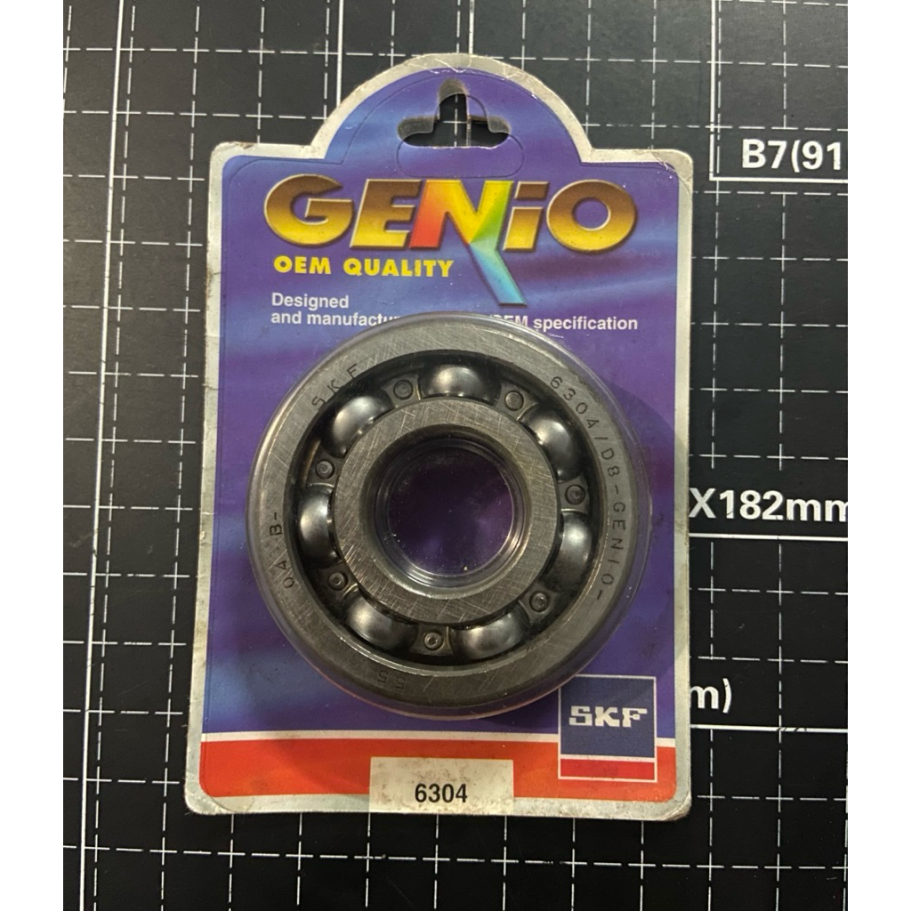 BEARING 6304 KLAKER CRANK SHAFT KLAKER CRANK CASE MREK SKF GENIO