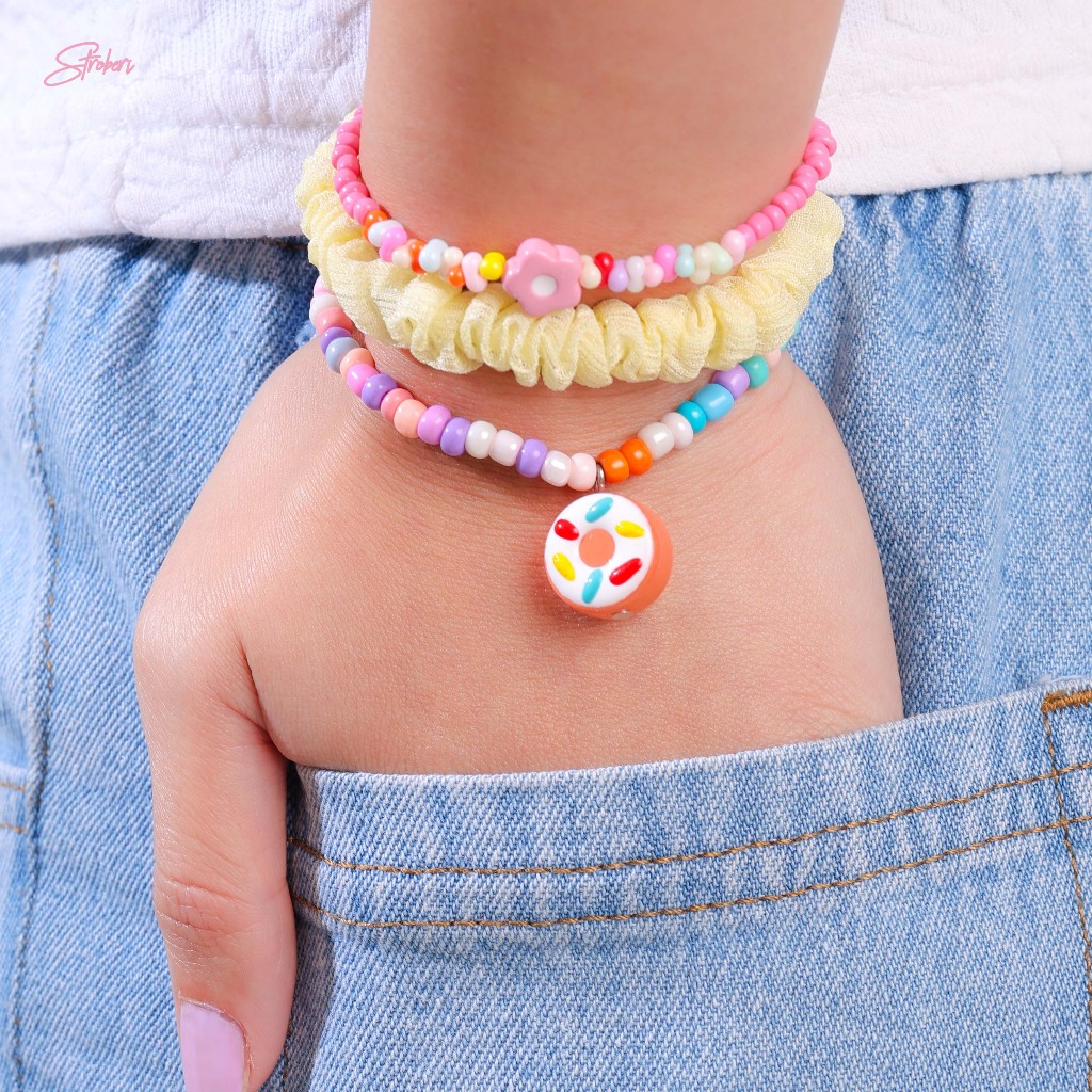 Stroberi Bracelet Beads Mix New -1