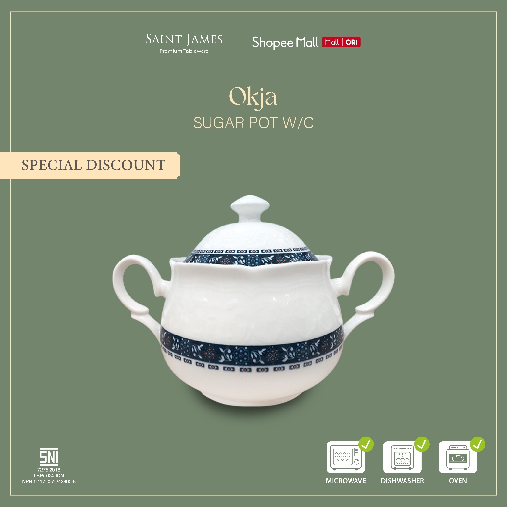 Saint James Sugar Pot w/c (Okja)