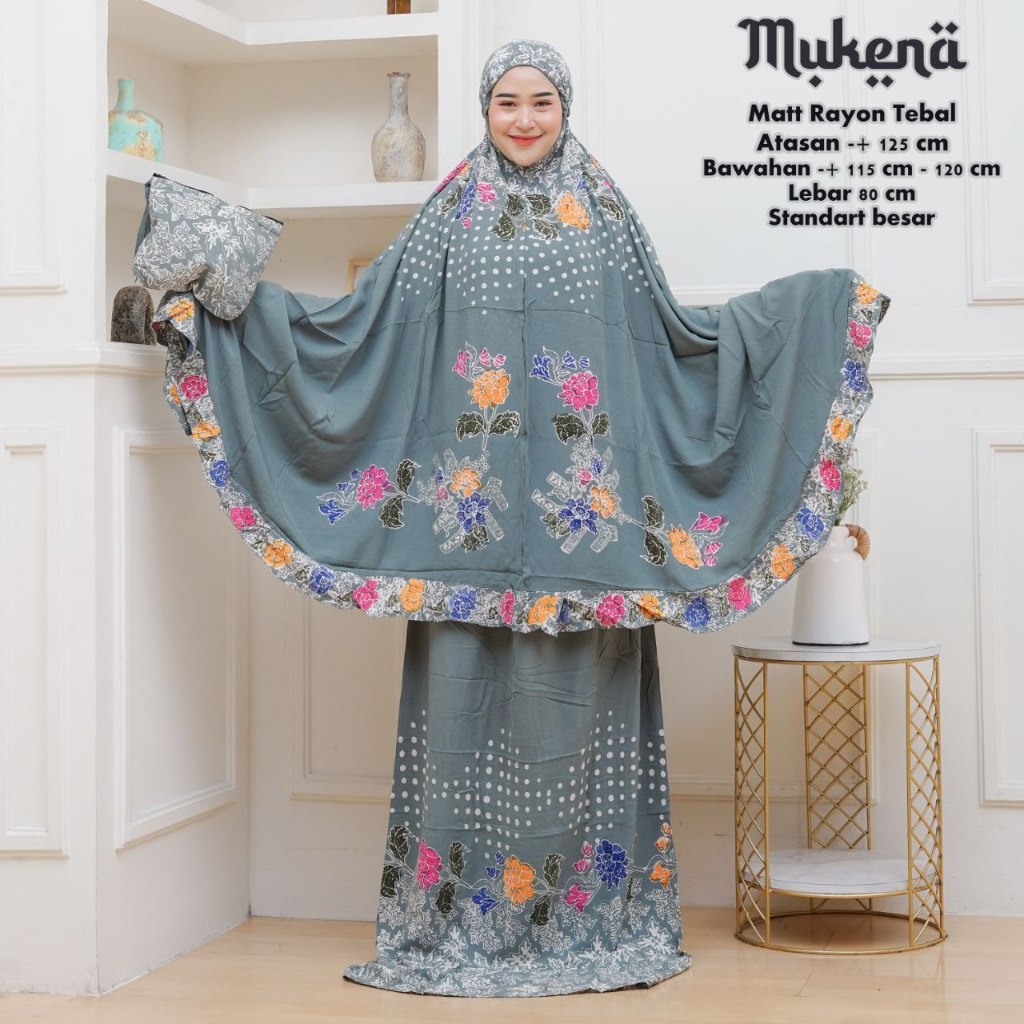ARIEFA BATIK - MUKENA DEWASA - MUKENA BATIK CAP - MUKENA RAYON SAMITEX - MUKENA TERBARU 2021 - MUKEN