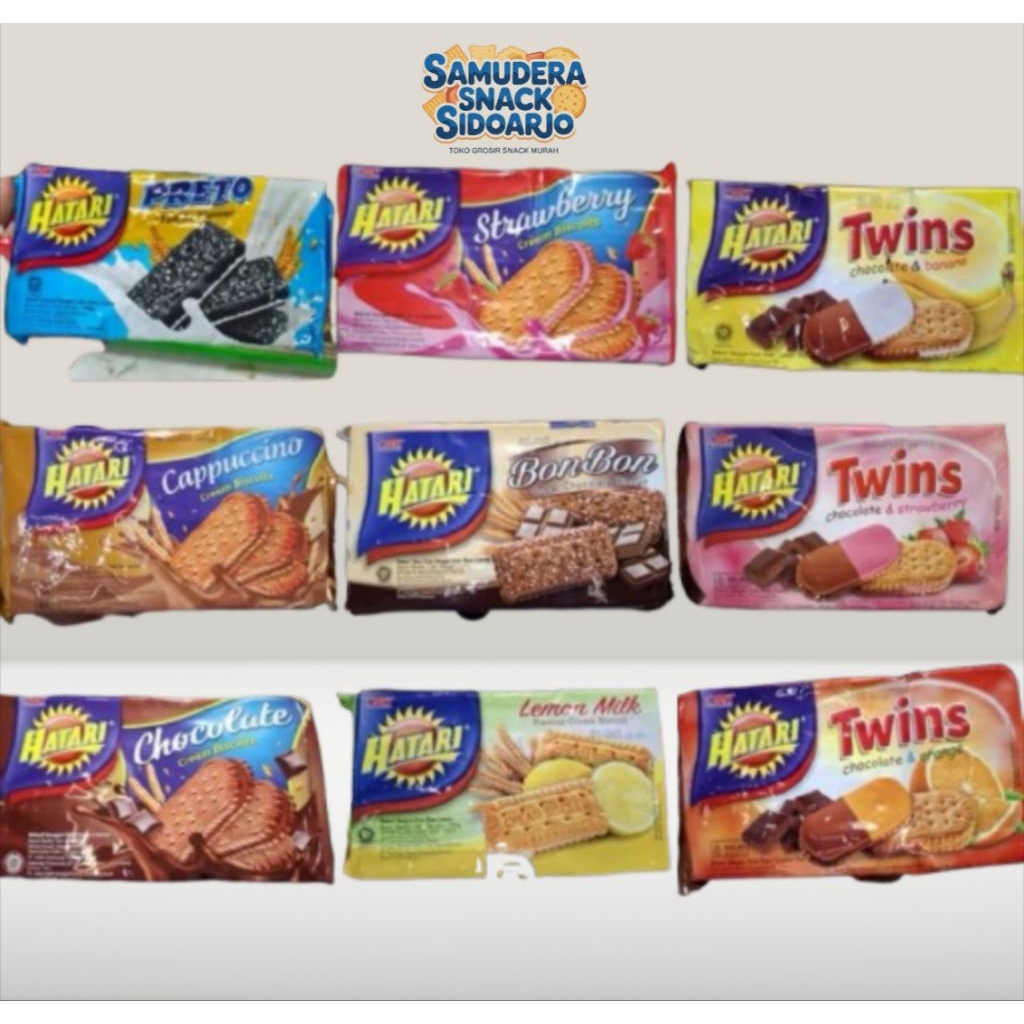 (ECER) HATARI CREAM BISKUIT / ROSE CREAM 190GR BISKUIT HAJATAN