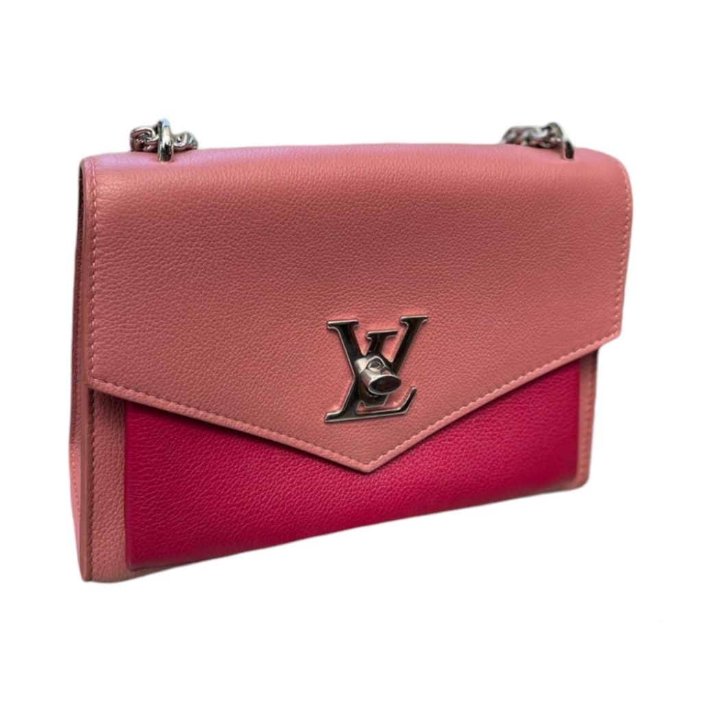 Louis Vuitton Bicolor Mylockme Chain Bag Fuchsia Pink (2018)