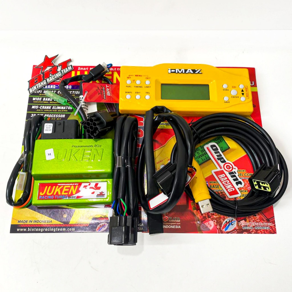 ECU JUKEN 5++ PLUS REMOTE KABEL USB KABEL BLUETOOTH JUKEN BRT SOUL GT 125 MIO M3 PIN 24 DUALAND RACI