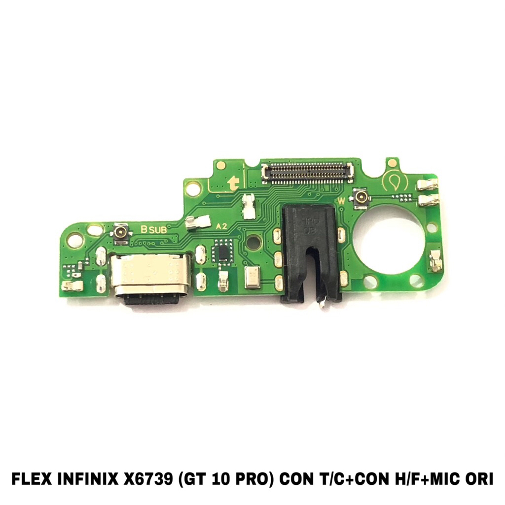 BOARD CONNECTOR CHARGER INFINIX X6739 (GT 10 PRO) / PCB KONEKTOR CAS