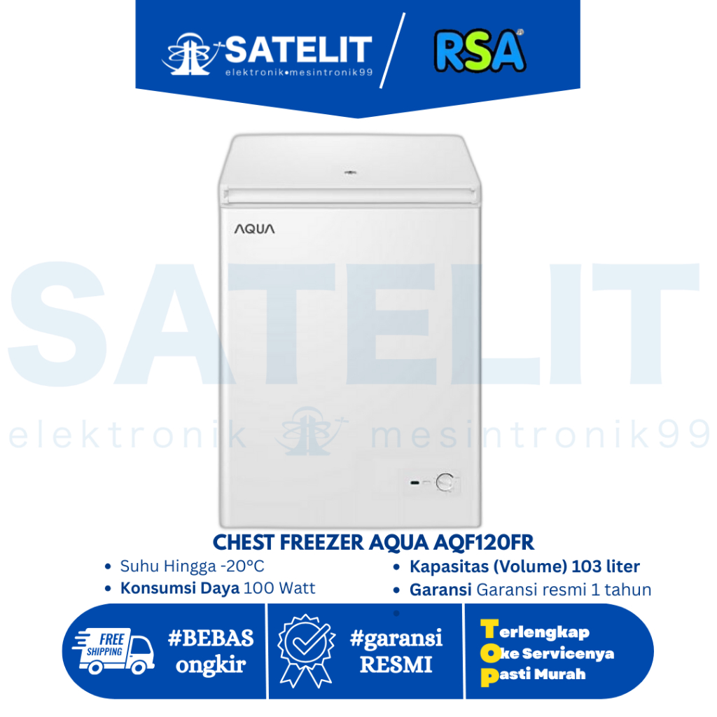 FREEZER BOX / CHEST FREEZER AQUA AQF120FR
