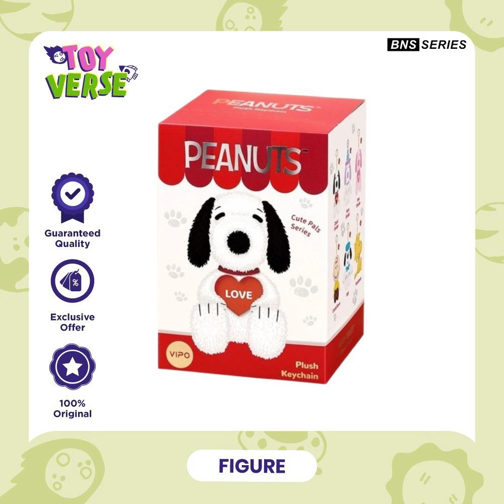 Gramedia Toyverse - BNS Series Vipo x Snoopy Plush Keychain Plush