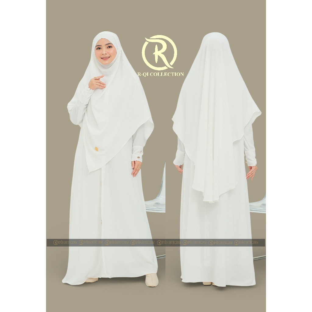 SET KHIMAR CRINKLE AIRFLOW | SET ABAYA BAHAN CRINKLE PREMIUM