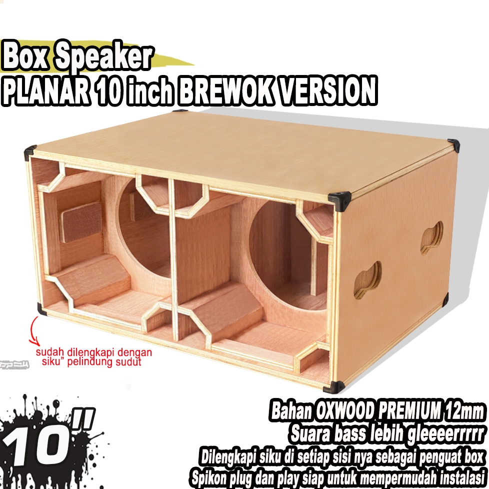 Box Speaker Miniatur Planar Brewog 10 Inch