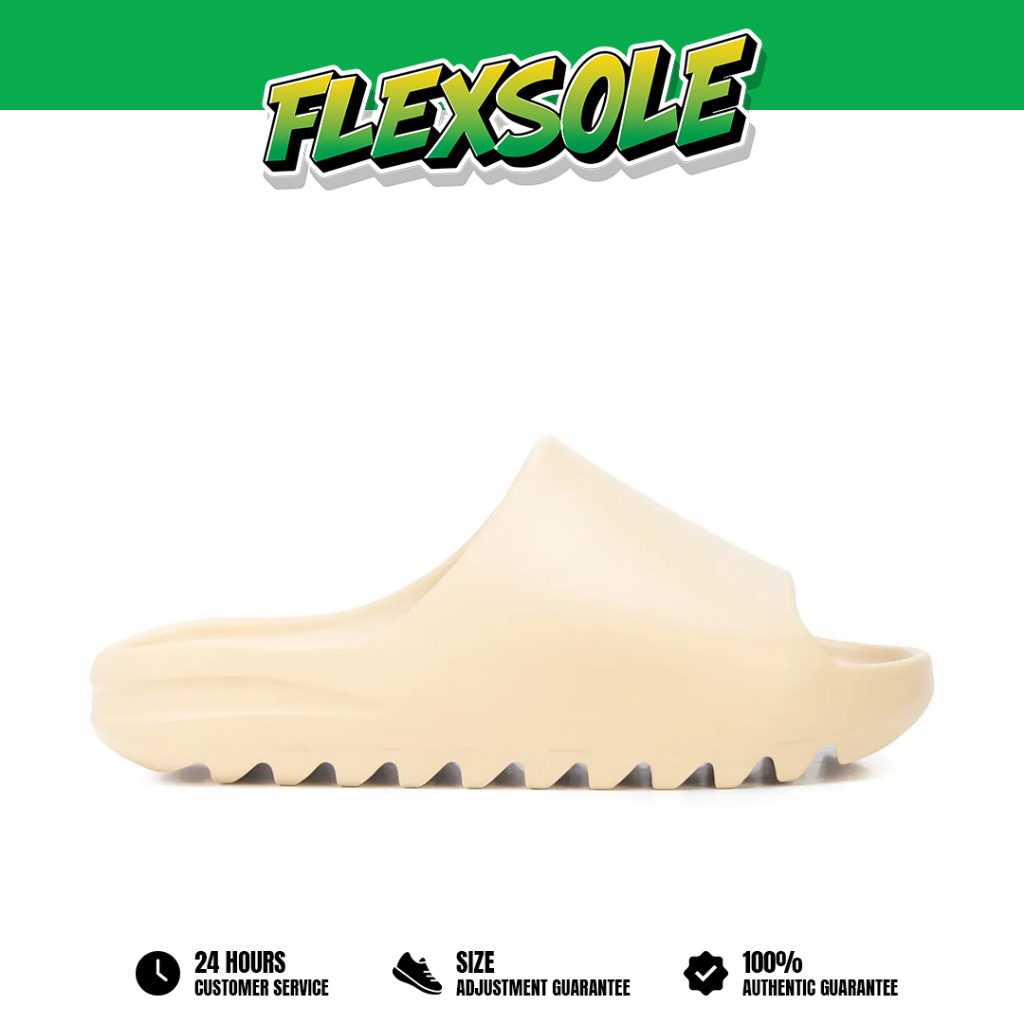 Yeezy Slide Desert Sand White Sand Slides
