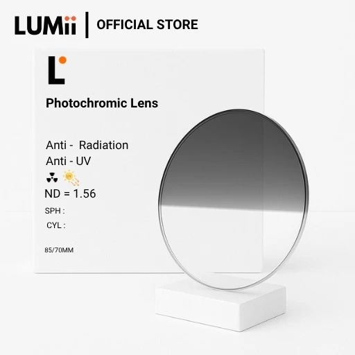 Lumii - Lensa Photochromic HI-Index 1.67 Anti UV & Radiasi