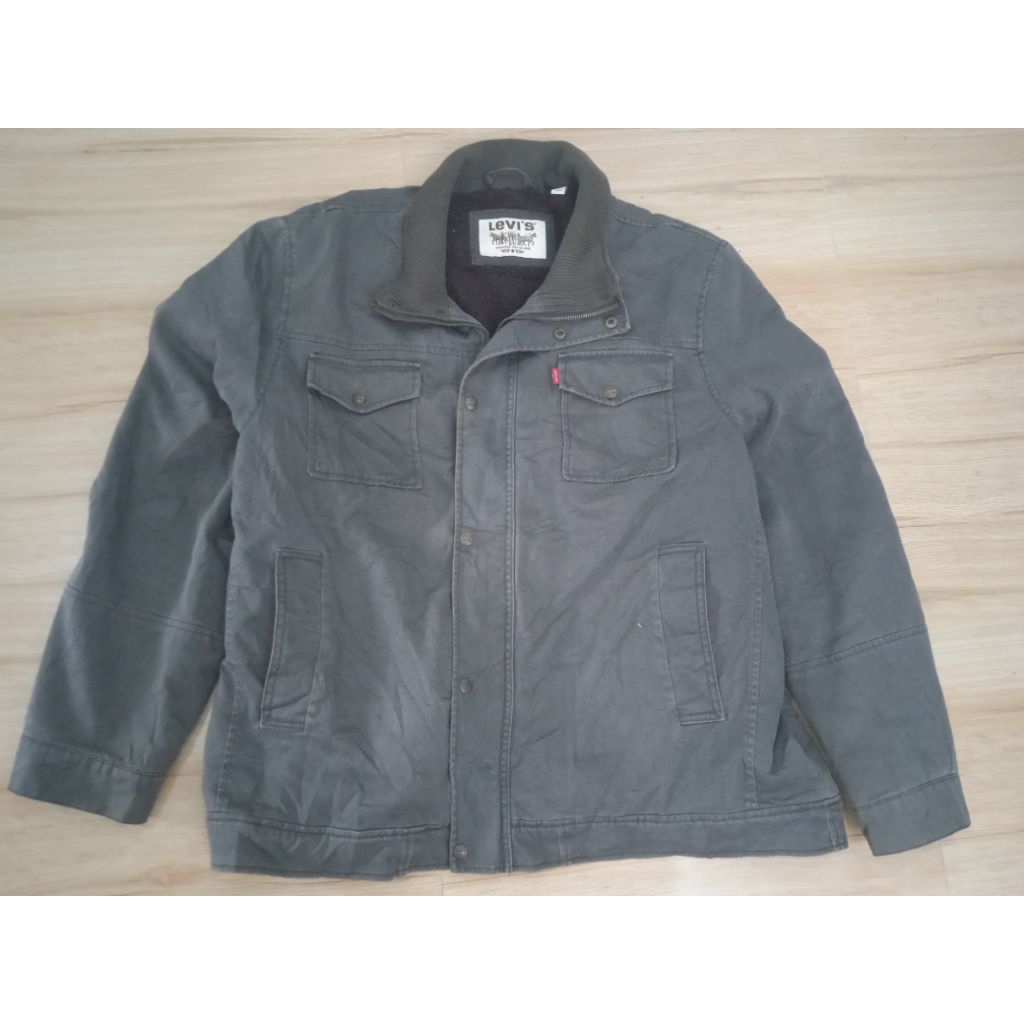 jacket work military canvas Levis embos L140 P72