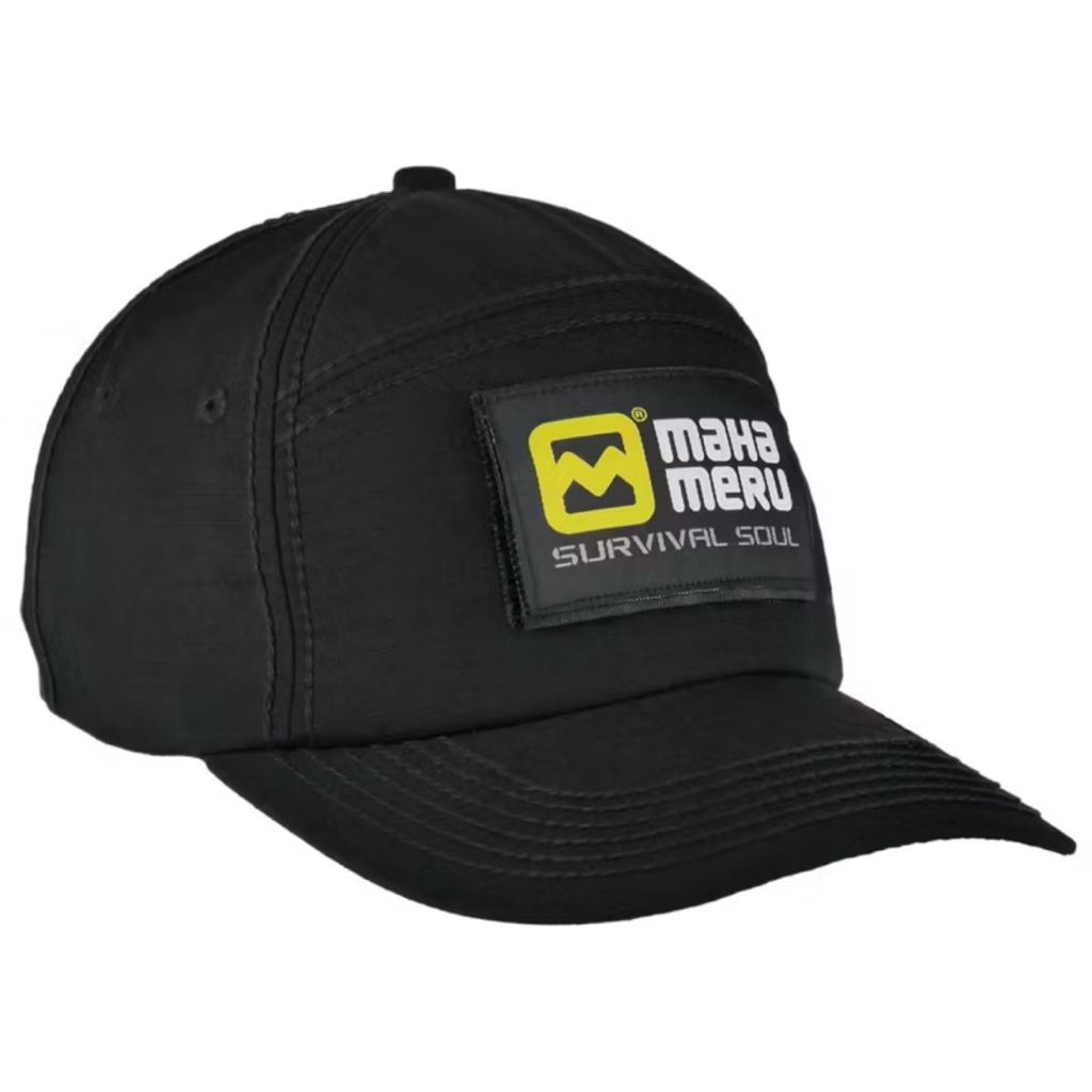 Mahameru topi cordura velcro 001 Hitam