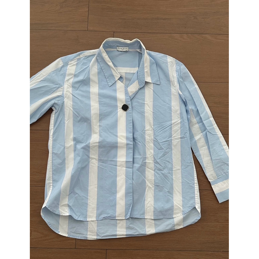 Kemeja Sandro Paris Blue