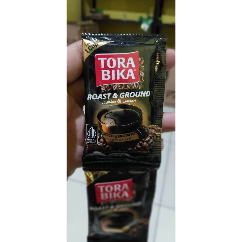 Torabika Kopi Hitam Dengan Ampas 10 Sachet 65 Gr - Tanpa Gula, Praktis
