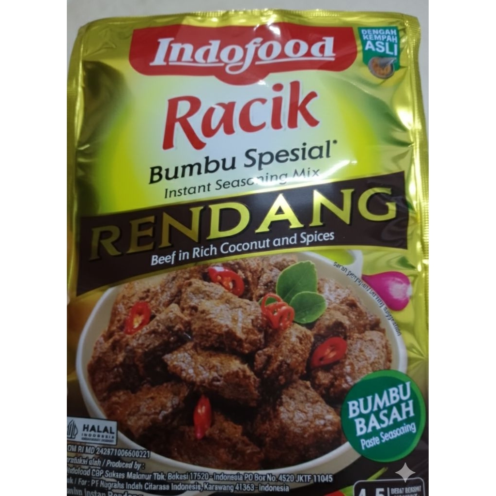bumbu racik basah rendang