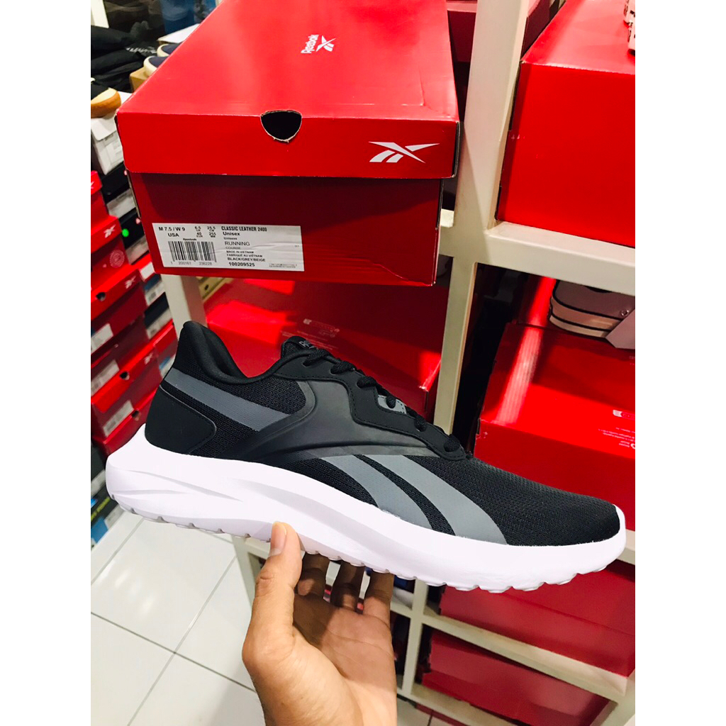 BIG SALE REEBOK LUX HITAM [100033639] ORIGINAL SEPATU PRIA/RUNNING/LARI/SNEAKERS