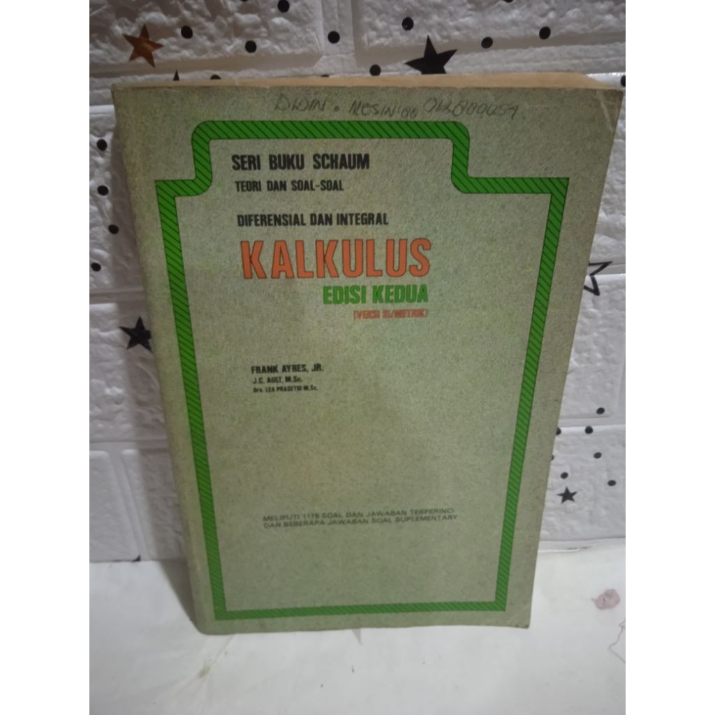 KALKULUS SERI BUKU SCHAUM TEORI DAN SOAL-SOAL