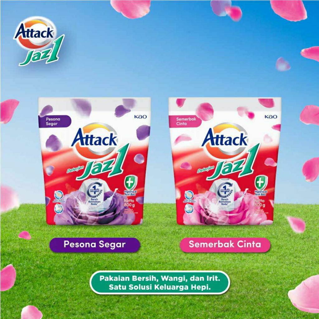 Attack Jaz1 800 Gram  Deterjen Bubuk