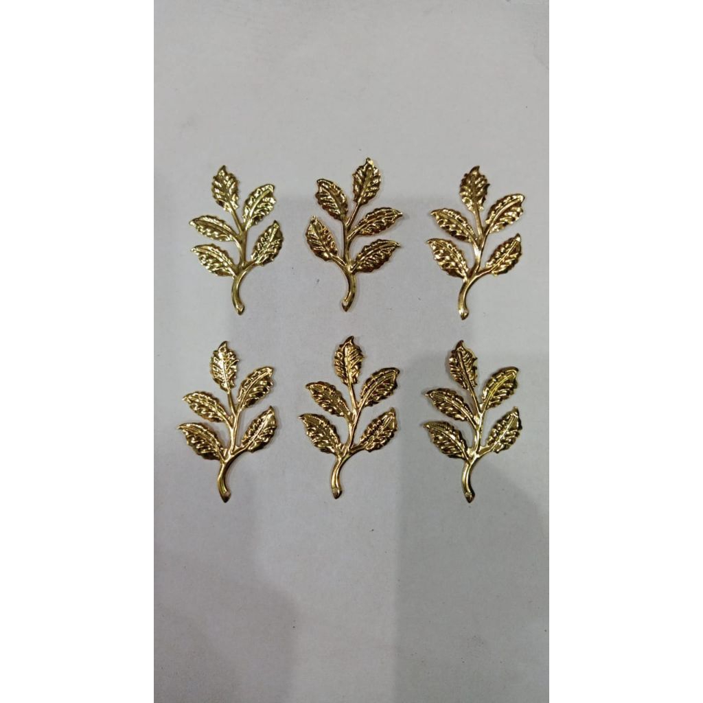 AKSESORIS LEMPENGAN DAUN EMAS BARU (PROMO)