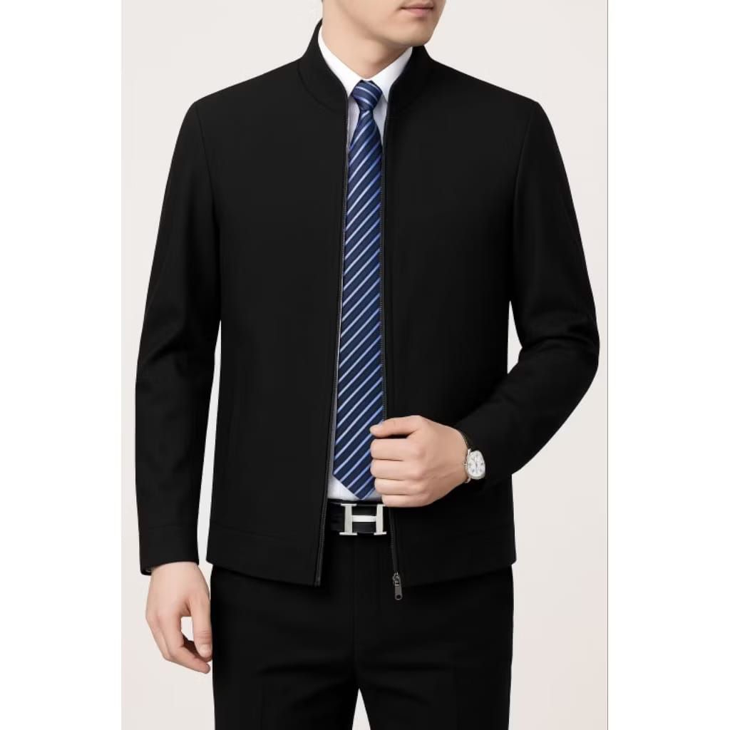 jasko pria lengan panjang jaket formal semi jas ada ukuran jumbo