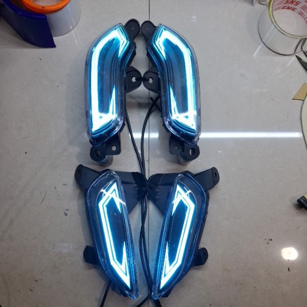 lampu sen scoopy esp 2016 custom lazy