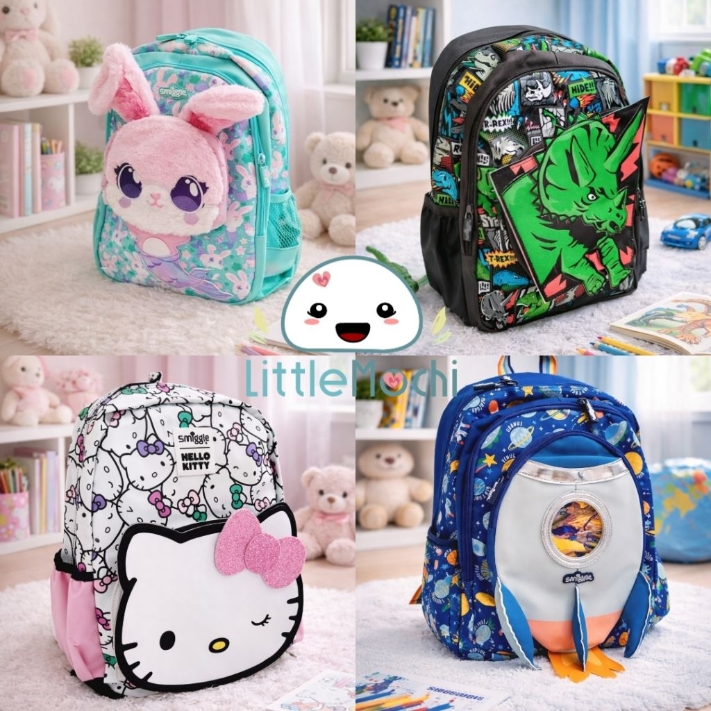 Tas Smiggle Sekolah anak SD / tas sekolah smiggle size M