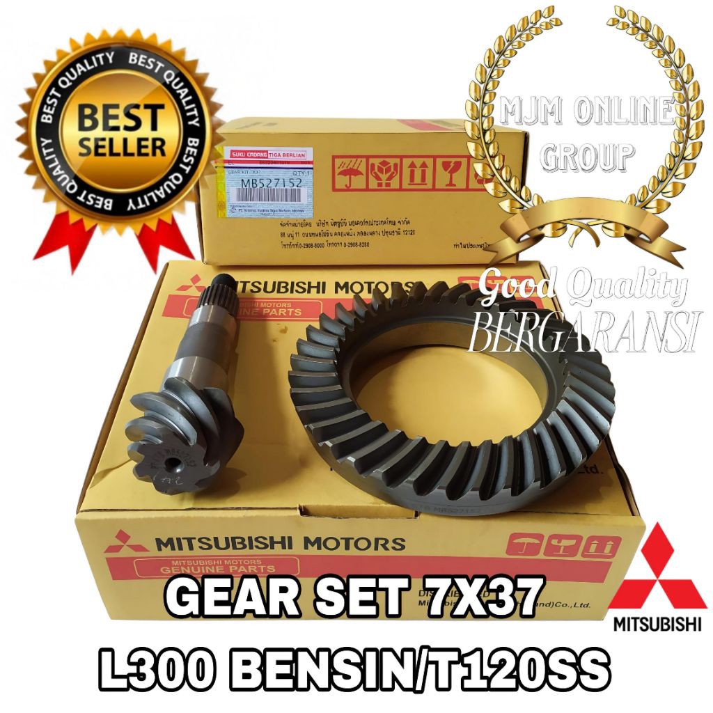 GEAR SET GIGI GARDAN L300 BENSIN / T120SS UKURAN 7X37
