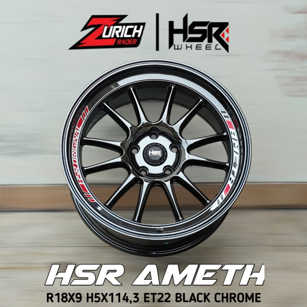 Velg Mobil Ring 18 Hsr Wheel Ameth R18 Pelek Odyseey Xpander Accord Stream Civic Fd Harier Dll