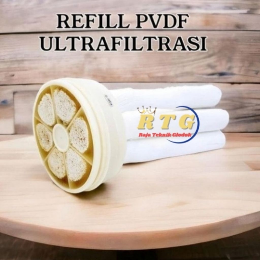 Refil PVDF Ultrafiltrasi 5000 LPH Membran Ultrafiltrasi PVDF Part