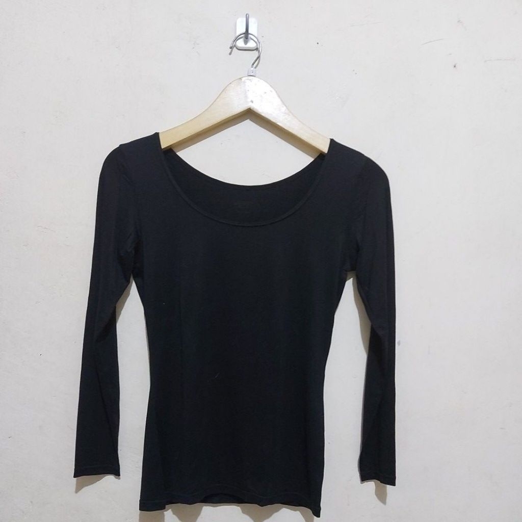 Tshirt Heattech regular scoop neck UNI*S