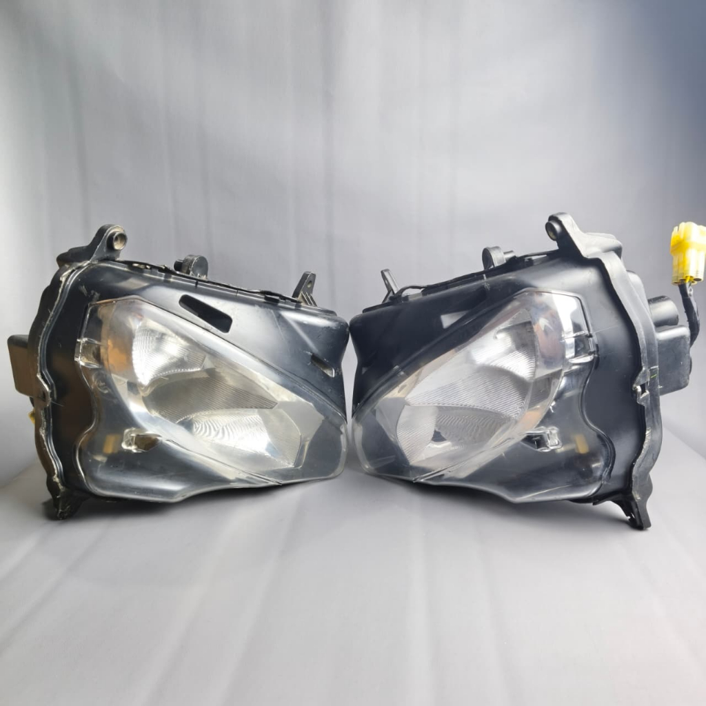 HEADLIGHT ASSY KIRI KANAN LAMPU DEPAN REFLEKTOR YZF250 R25 V2 REFLECTOR ASSY SET KOMPLIT
