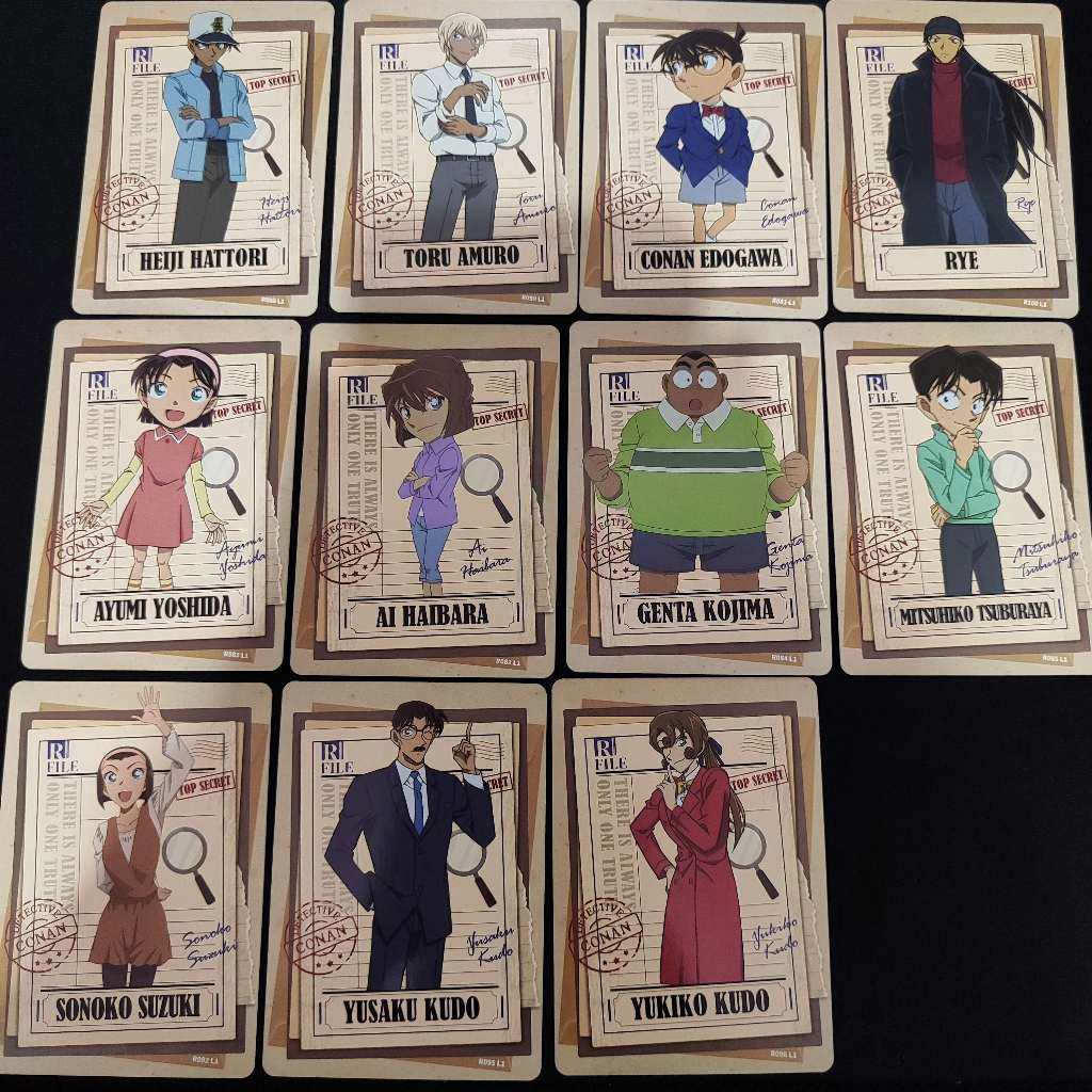 KAYOU CCG Kartu Koleksi Detective Conan R File Top Secret