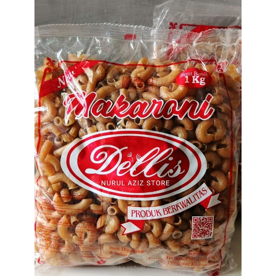 Makaroni mentah mekar/mengembang 1kg