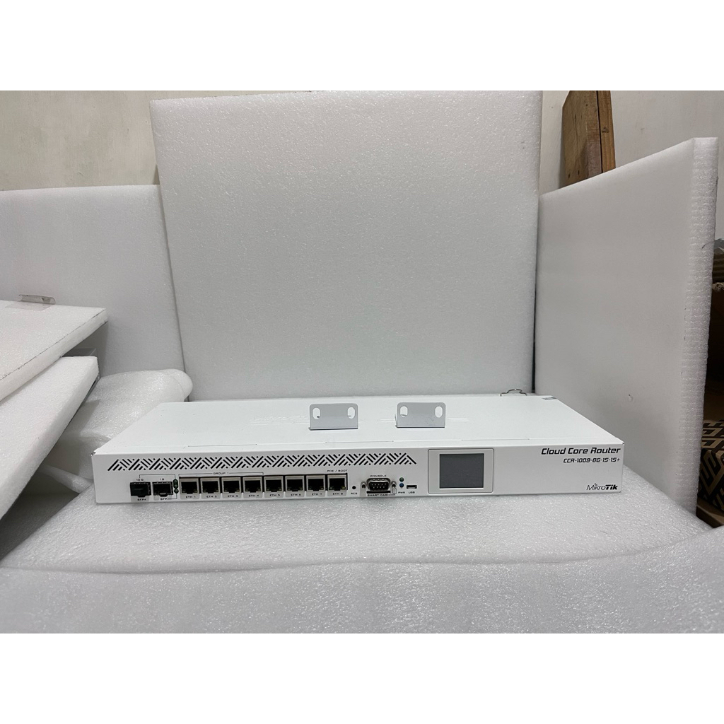 Mikrotik CCR1009-8G-1S-1S+ uplink 10G SFP+ Cloud Core Router CCR1009 8G 1S 1S+