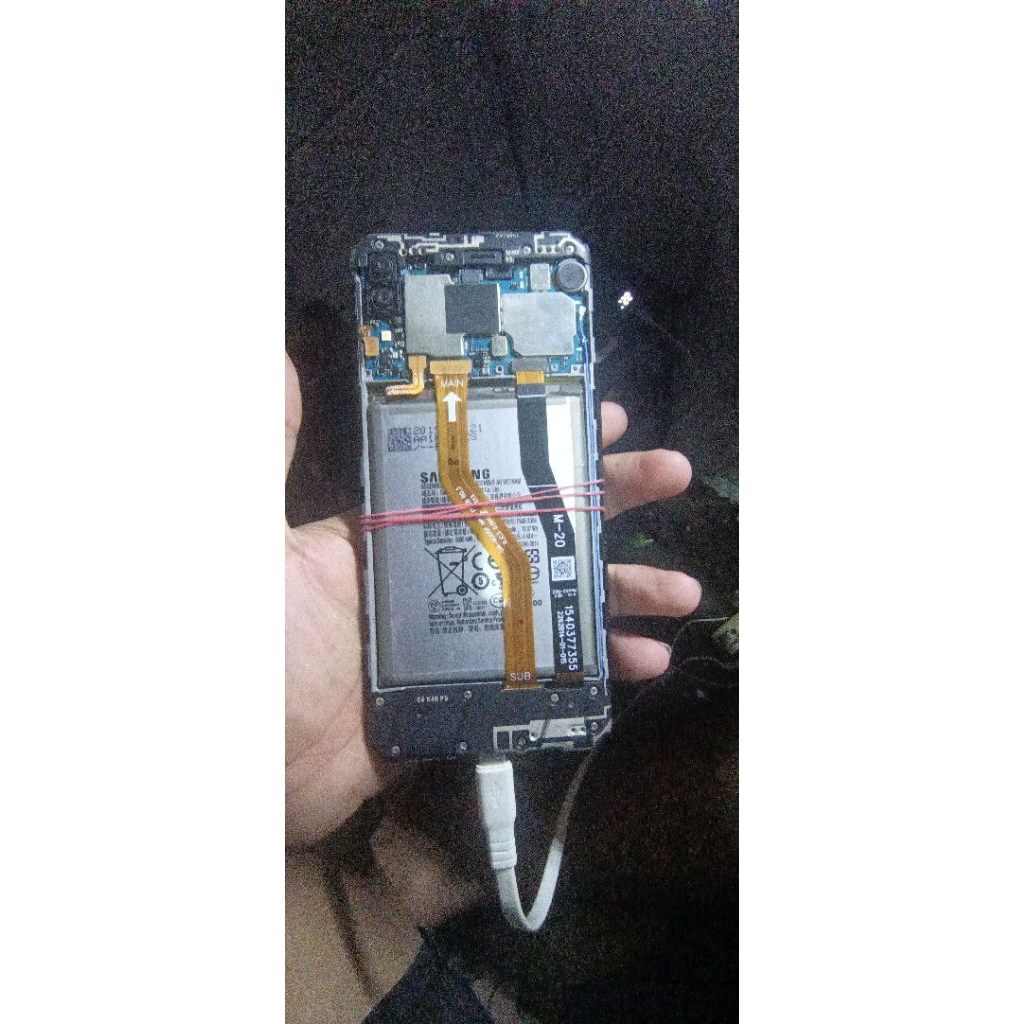 mesin samsung m20 ram 3/32 gb minus lcd mesin masi perawan segel bersi