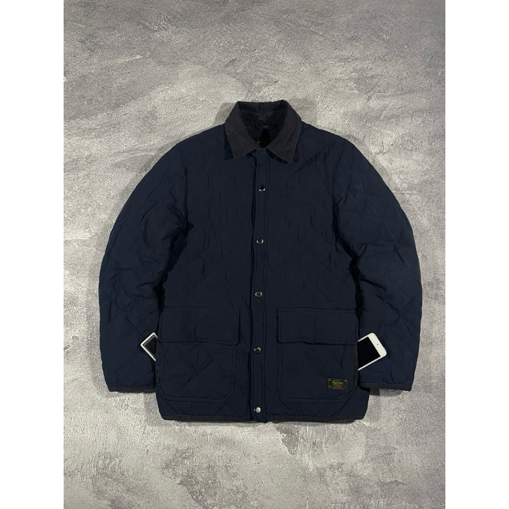 Carleton Quilted Jacket - California Dream - WHO AU Navy