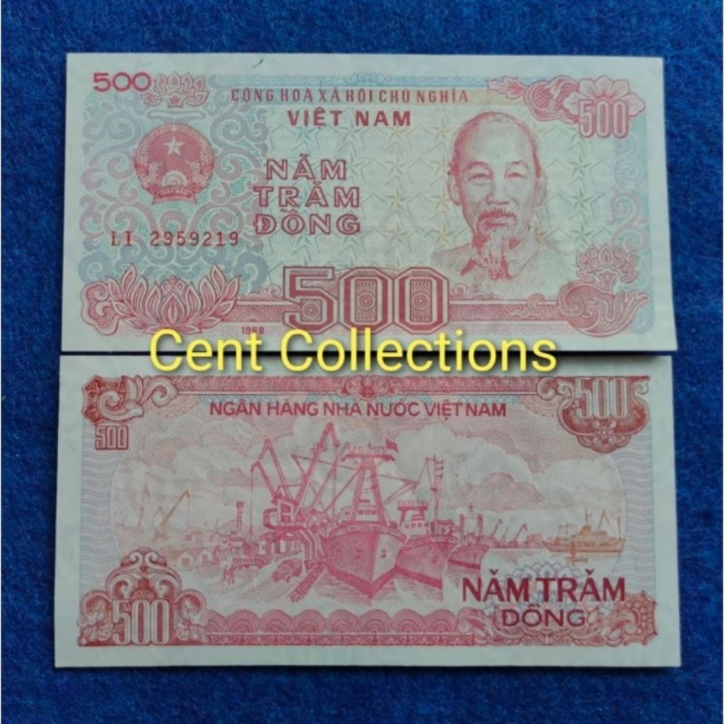 uang asing 500 Dong Vietnam