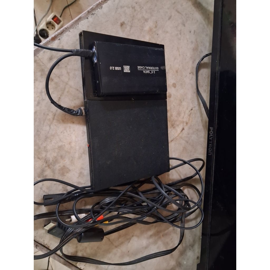 ps2 slim seri 9xxx sudah matrix 5.0 hardisk 320gb