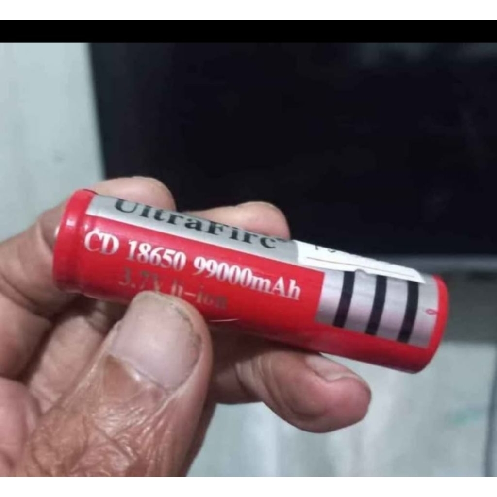Baterai cas 18650 ultrafire 3,7a 99000mah