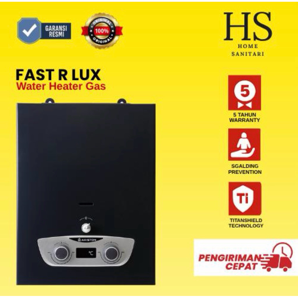 WATER HEATER GAS ARISTON FAST R LUX/PEMANAS AIR GAS ARISTON FAST R LUX