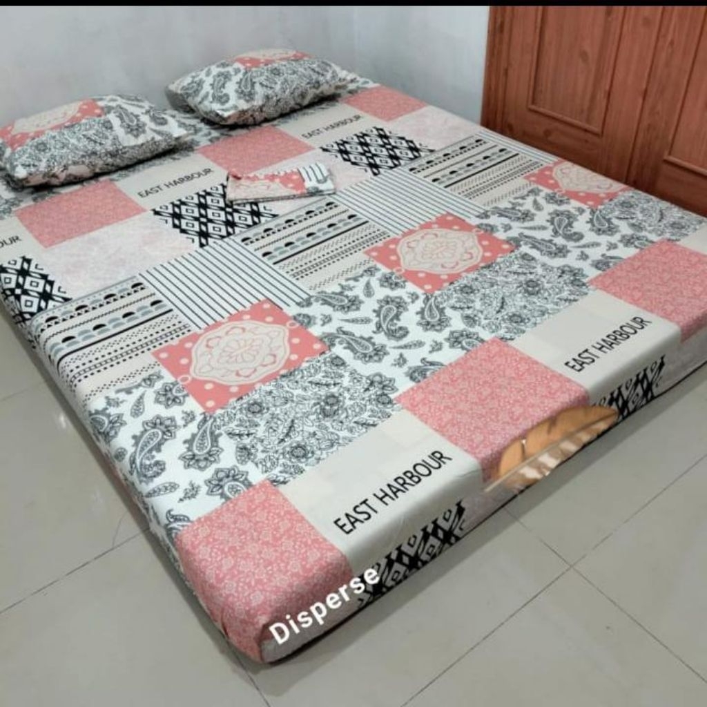 sprei homemade murah motif abstrak east harbour promo