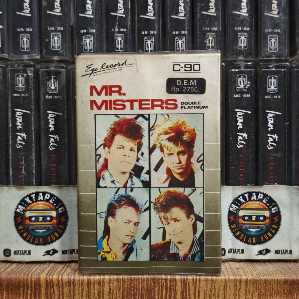 Kaset - Mr Mister - Double Platinum - Kaset Pita - Radio Tape - Radio - Pemutar Kaset - Retro - Clas