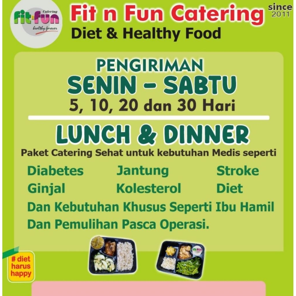 Catering Kolesterol untuk Area Jakarta dan Tangerang (5 hari)