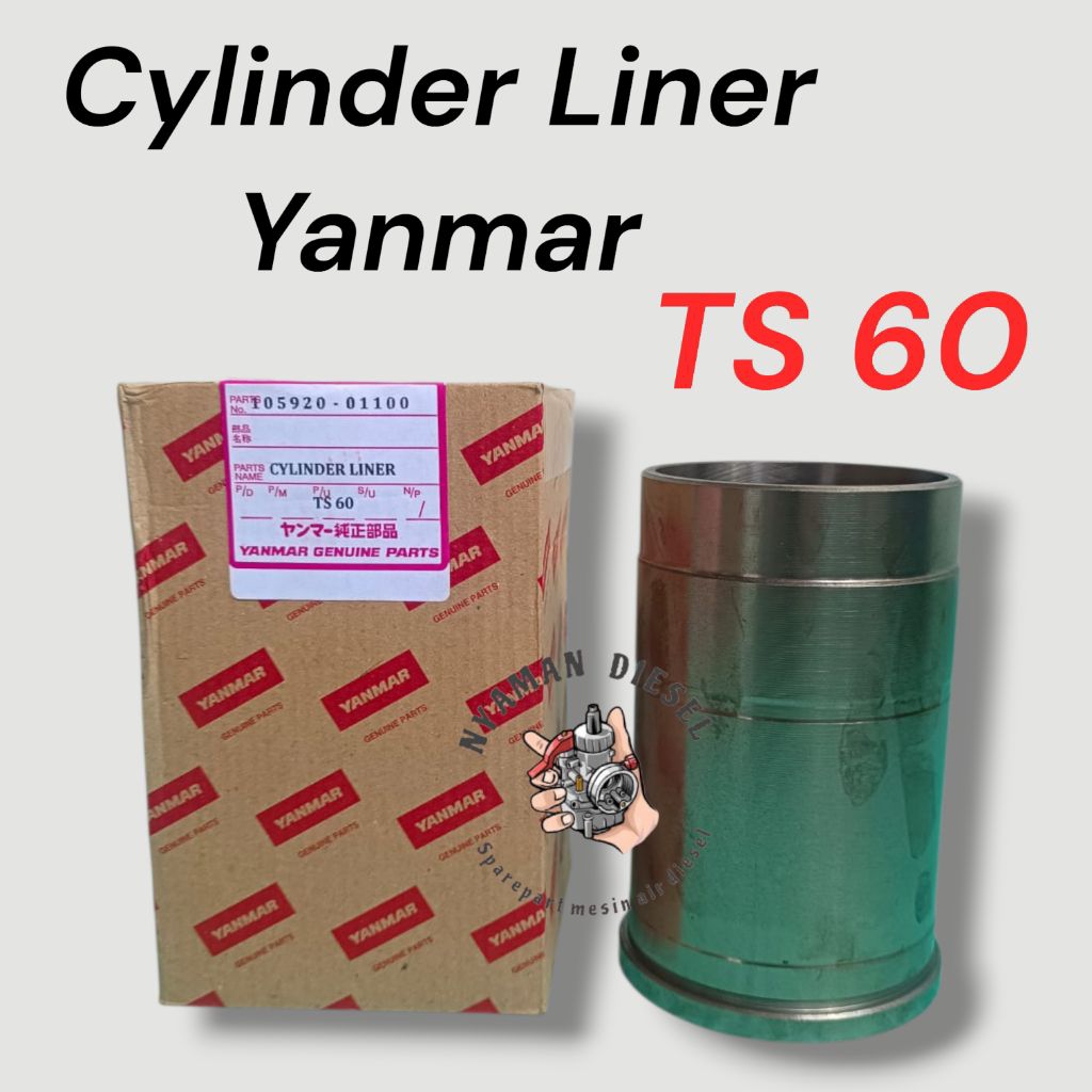 Cylinder Liner Yanmar TS-60 - Cylinder Boring Voring Mesin Diesel Yanmar TS-60