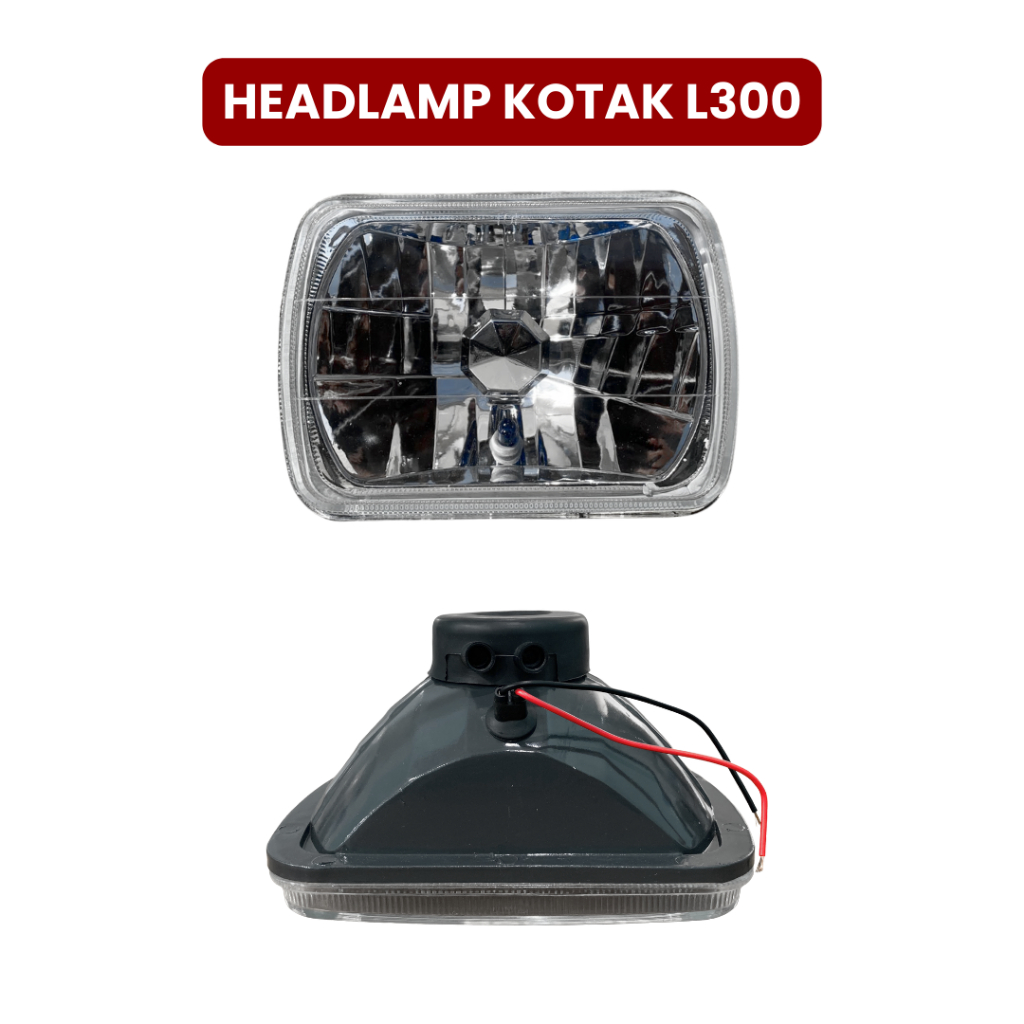 HEADLAMP KOTAK L300 HEADLAMP KOTAK PANTHER BAHAN KACA