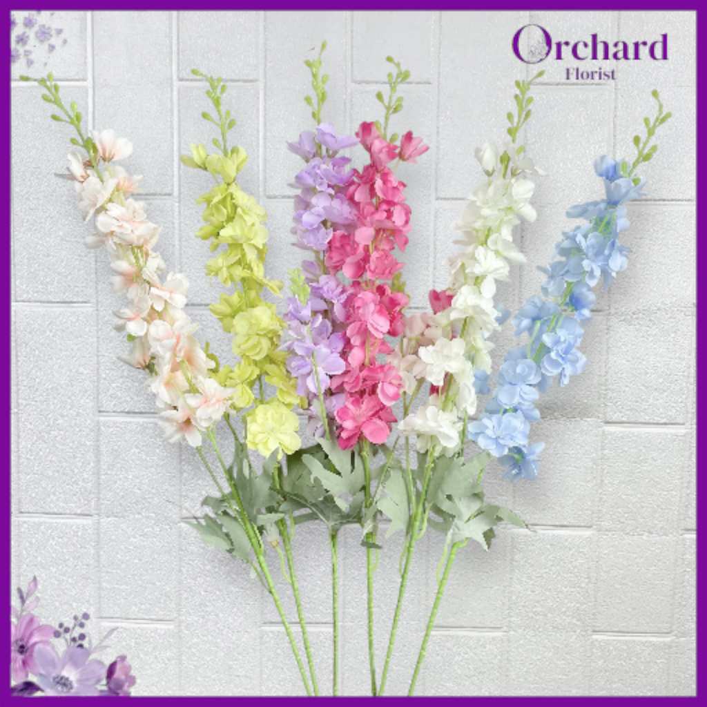 Artificial Flocking Hyacinth SnapDragon Bunga Palsu Sedap Malam Plastik