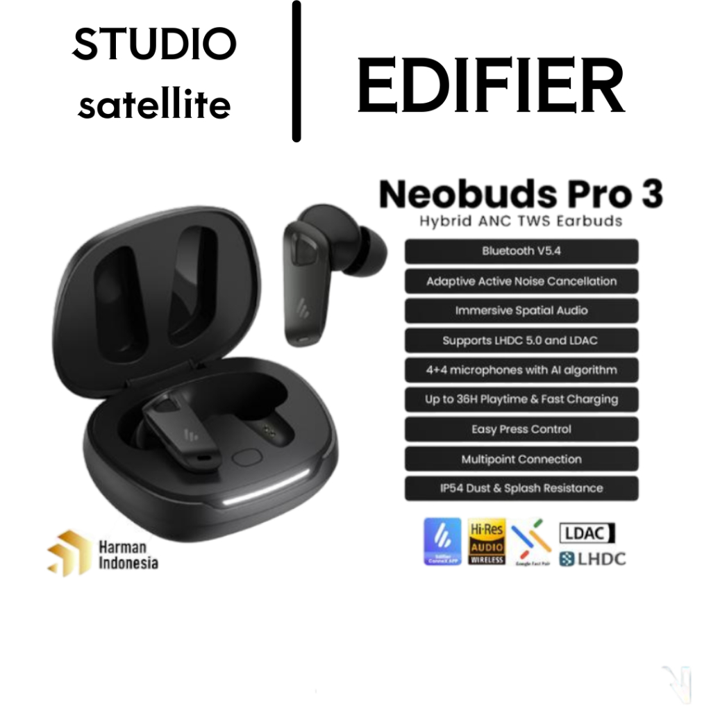 EDIFIER NeoBuds Pro 3 True Wireless Noise Cancelling Earbuds