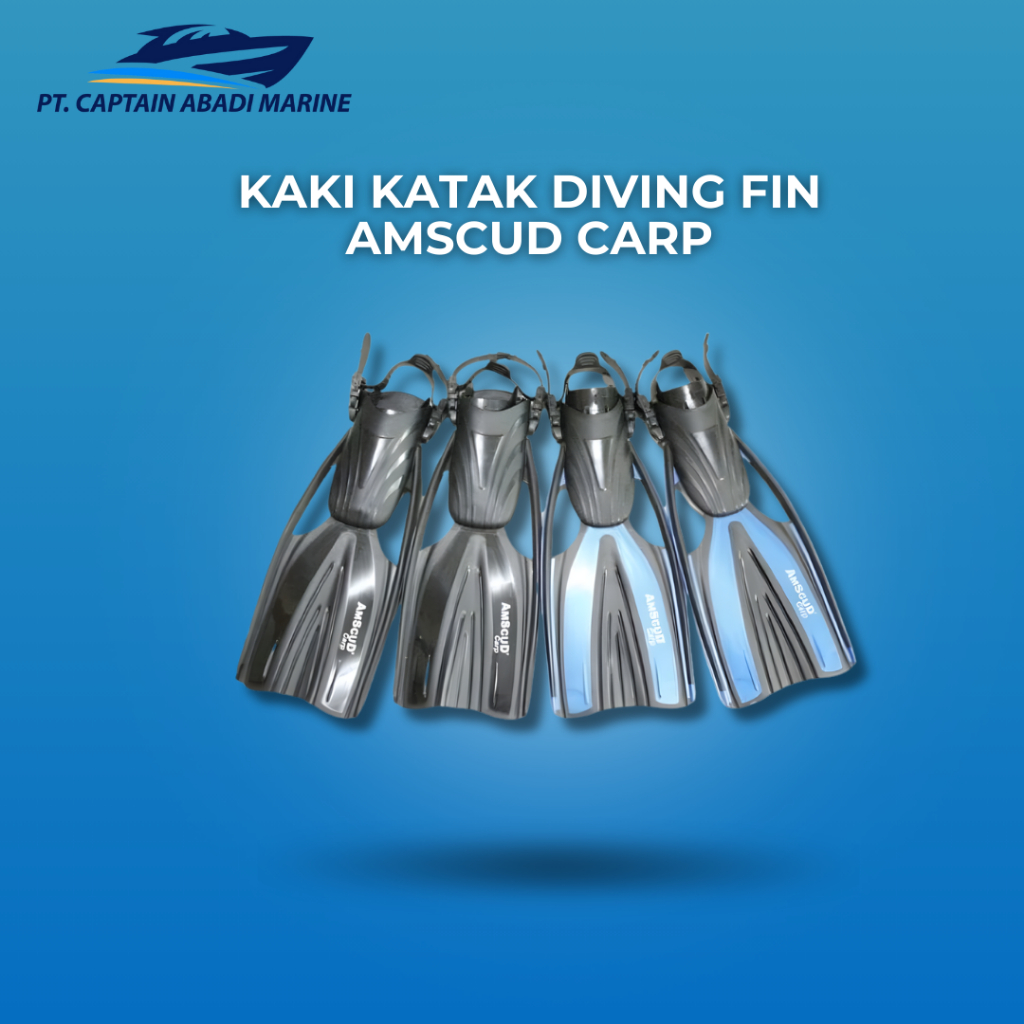 Kaki katak diving fin amscud carp