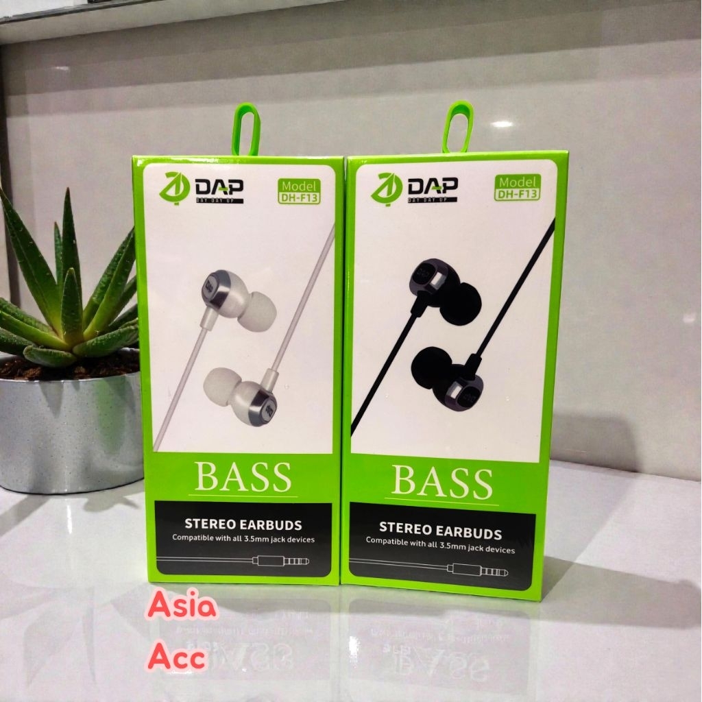 Headset DAP DH-F13 Bass Earphone Handsfree DAP DH-F13 Original Handset HF DAP DH-F13 Bass
